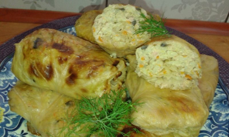 Gołąbki mięsno - warzywne