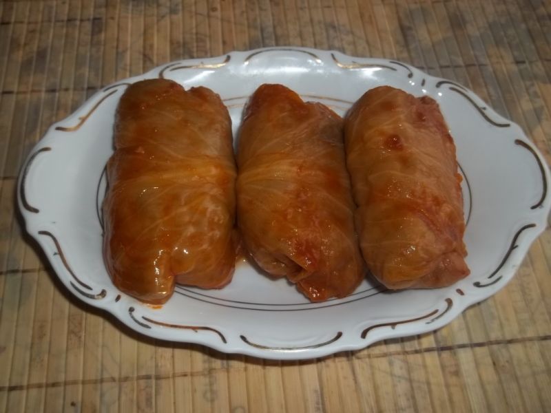 Gołąbki pieczarkowe