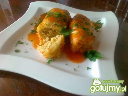 Gołąbki po mojemu z kurczakiem i kapustą