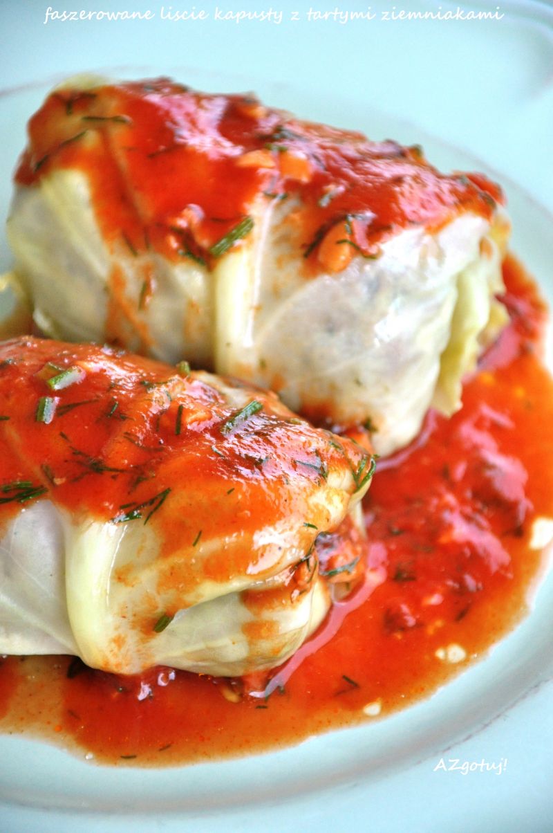 Gołąbki podolskie z tartymi ziemniakami