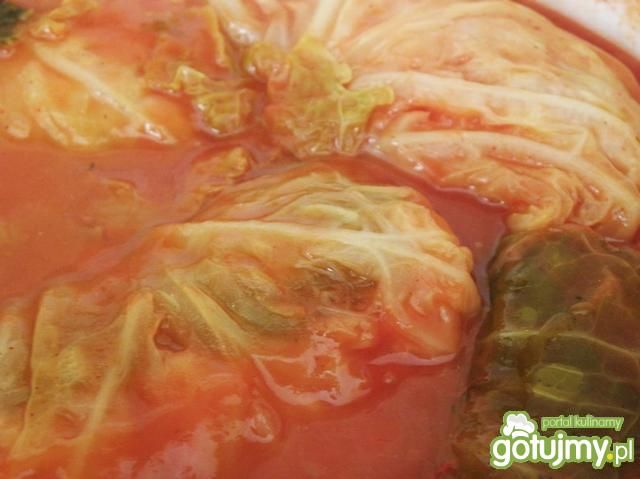 Gołąbki w kapuście włoskiej. Gołąbki w kapuście włoskiej.