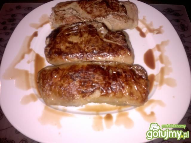 Gołąbki wg gina na prażonym ryżu