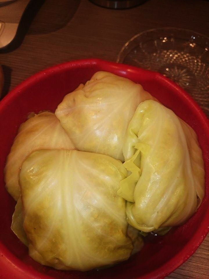 Gołąbki z farszem mięsnym