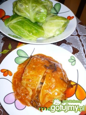 Gołąbki z grzybami mun