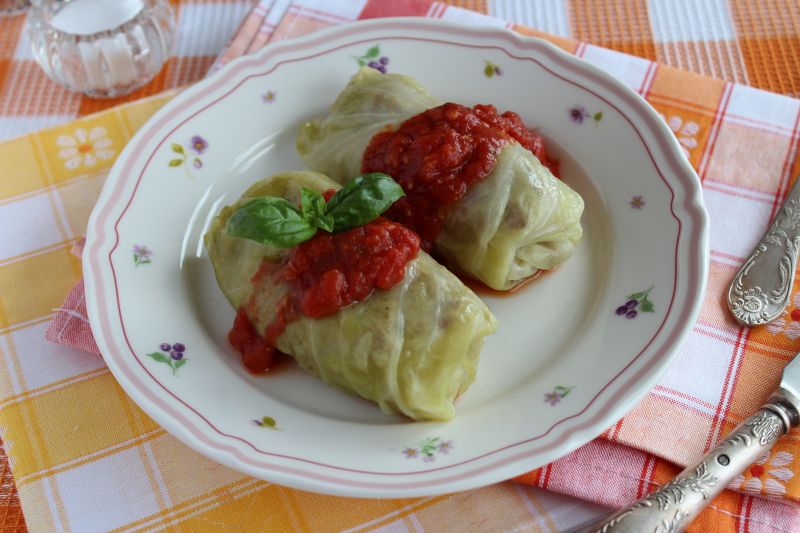 Gołąbki z indykiem i ryżem