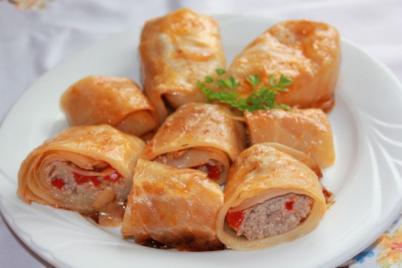 Gołąbki z kaszą Gołąbki z kaszą