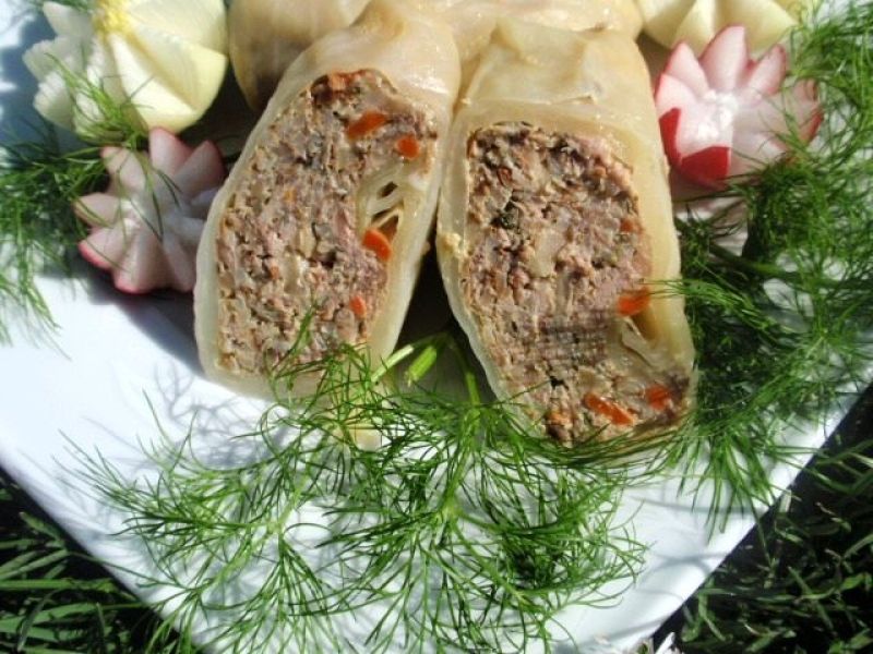 Gołąbki z kaszą gryczaną .