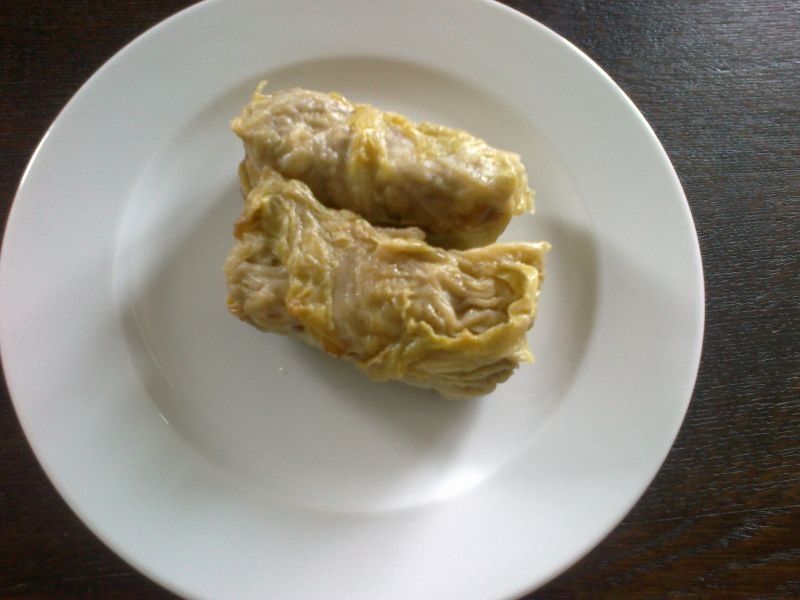 Gołąbki z kaszą gryczaną i boczkiem