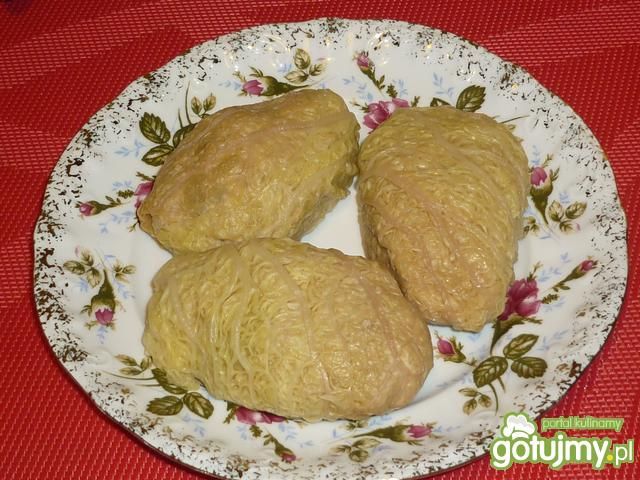 Gołąbki z kaszą i mięsem w pekińskiej Gołąbki z kaszą i mięsem w pekińskiej