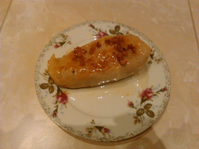 Gołąbki z kaszą i pieczarkami