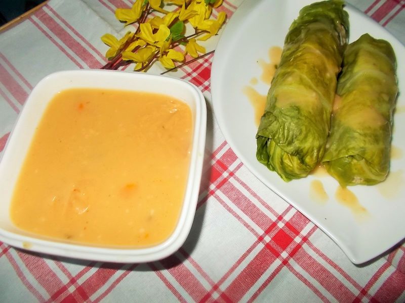 Gołąbki z kaszą jaglaną Gołąbki z kaszą jaglaną