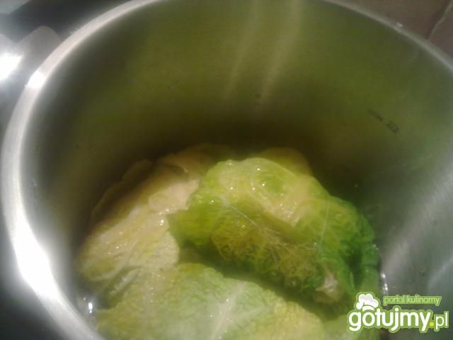 Gołąbki z kaszą jęczmienną i pieczarkami