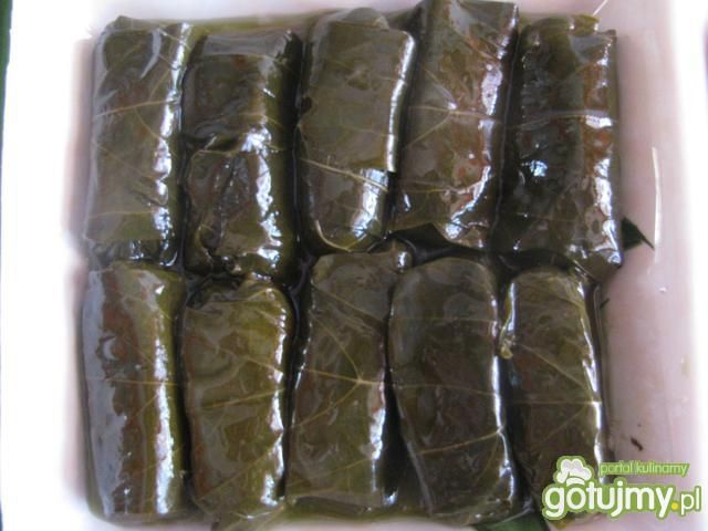Golabki z lisci winigron Golabki z lisci winigron