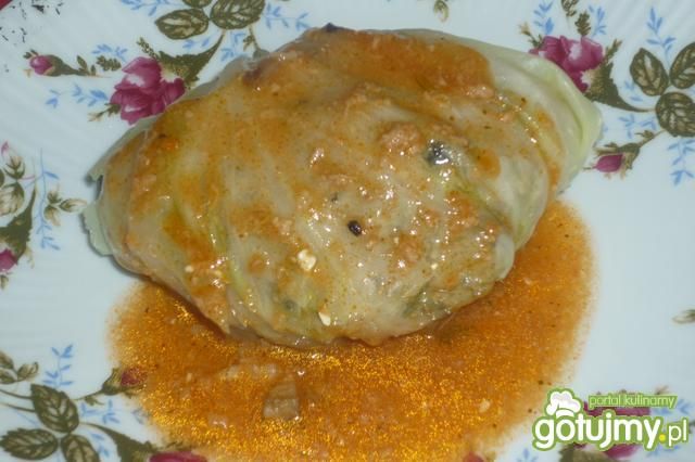 Gołąbki z mięsem i pieczarkami