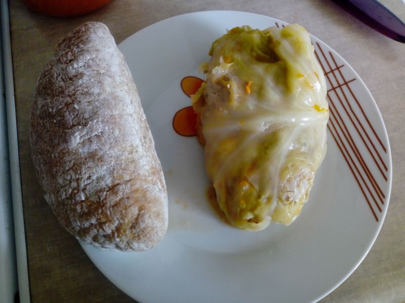 Gołąbki z młodej kapusty Gołąbki z młodej kapusty