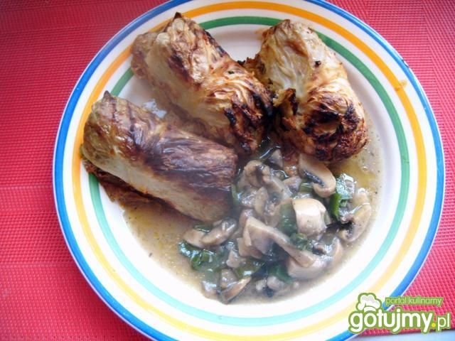 Gołąbki z młodej włoskiej kapusty