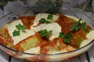 Gołąbki z mozzarellą Gołąbki z mozzarellą