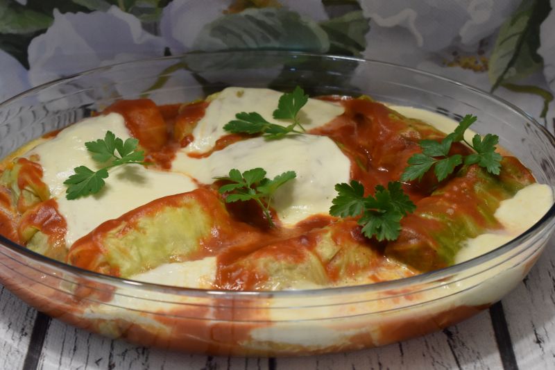 Gołąbki z mozzarellą Gołąbki z mozzarellą