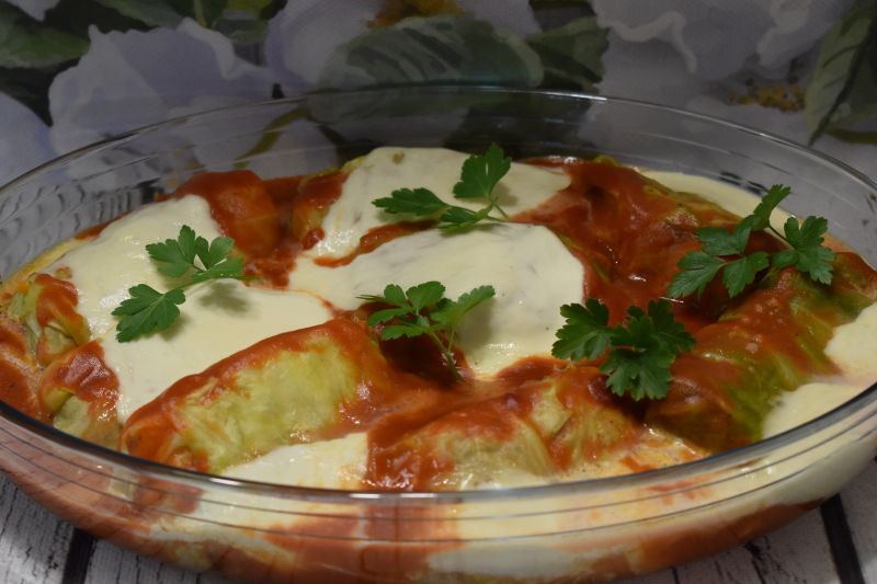 Gołąbki z mozzarellą Gołąbki z mozzarellą