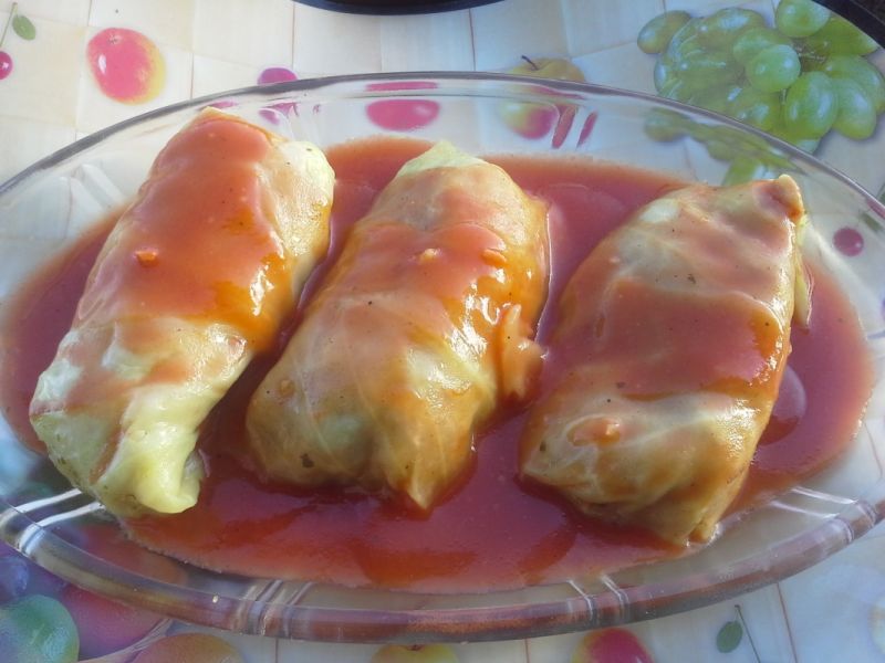 Gołąbki z pęczakiem i grochem Gołąbki z pęczakiem i grochem