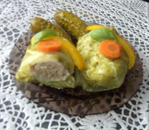 Gołąbki z pieczarkami Gołąbki z pieczarkami