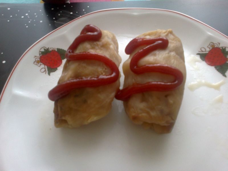 Gołabki z ryżem i kaszą