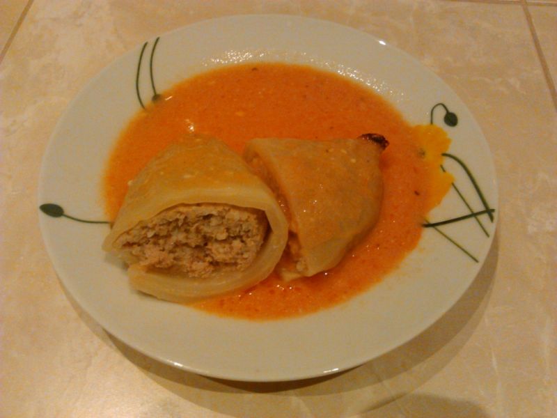 Gołąbki z ryżem i mięsem Gołąbki z ryżem i mięsem