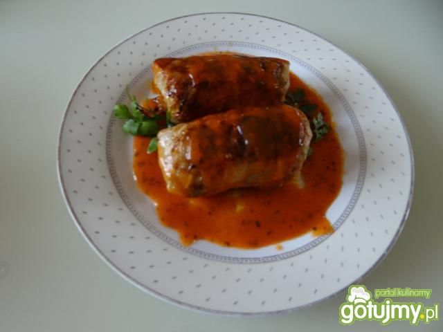 Gołąbki z ryżem i mięsem wg Megg