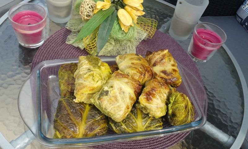 Gołąbki z włoskiej kapusty  Gołąbki z włoskiej kapusty