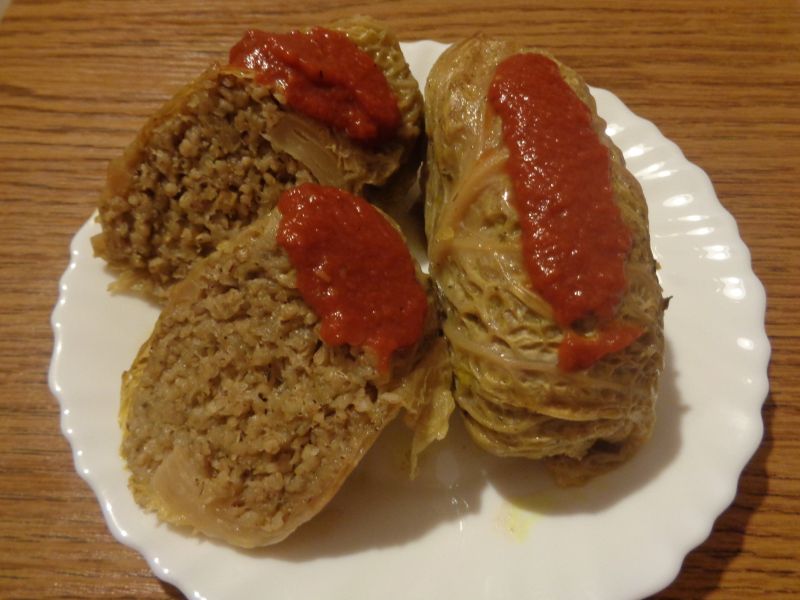 Gołąbki z ziemiankami