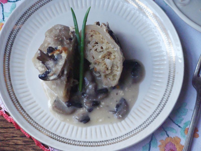 Gołąbki z ziemniakami