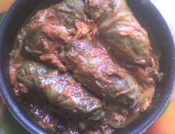 Gołąbki zawijane w młodej kapuście Gołąbki zawijane w młodej kapuście