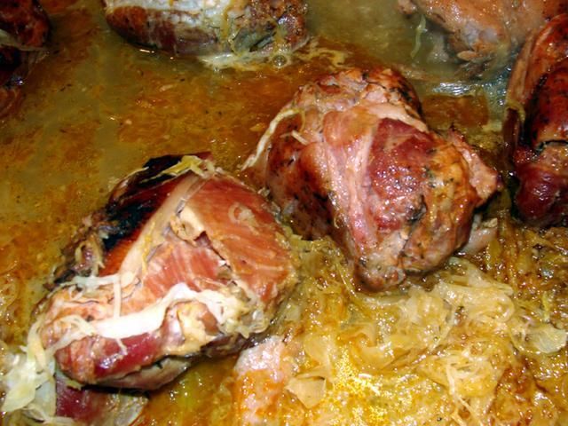 Golonka duszona z cebulą.