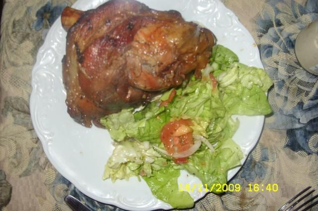 Golonka pieczona w piwie