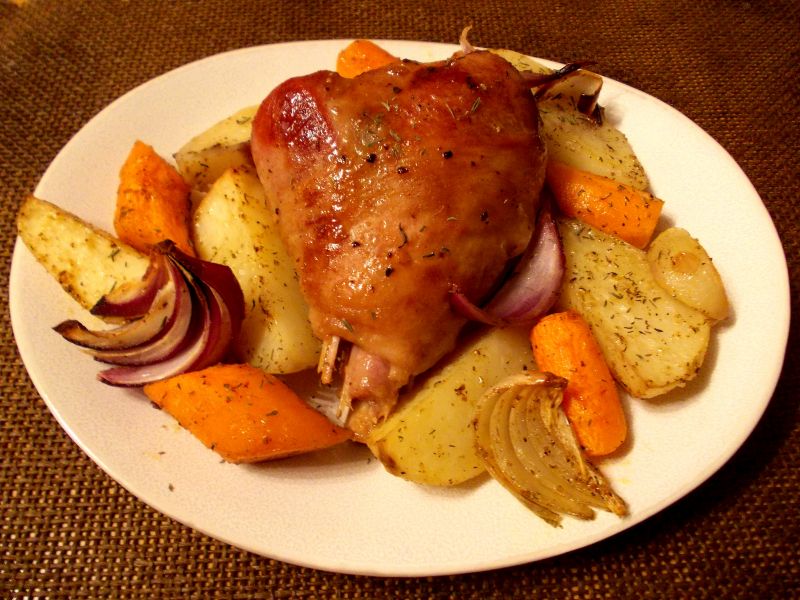 Golonka w miodowo-musztardowej marynacie