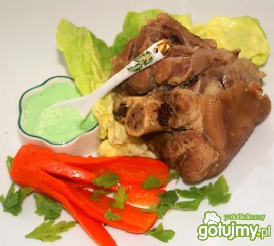 Golonki z szybkowaru z chrzanem Wasabi Golonki z szybkowaru z chrzanem Wasabi