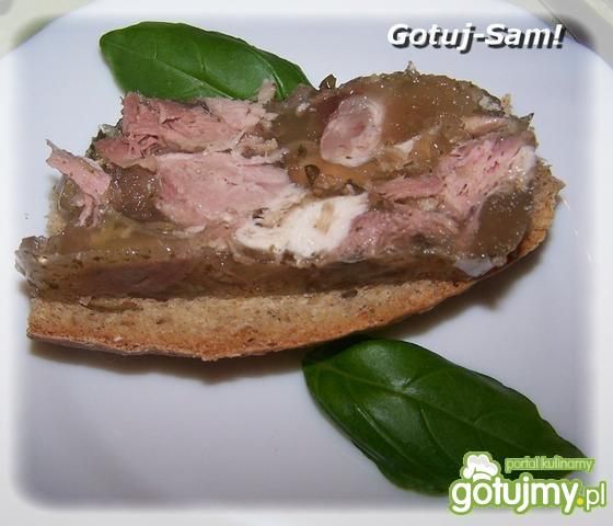 Golonko w galarecie a la salceson Golonko w galarecie a la salceson