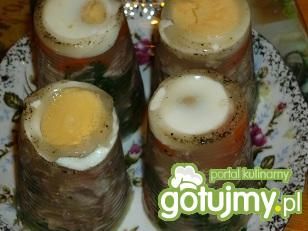 Golonko z marchewką i jajem w galarecie