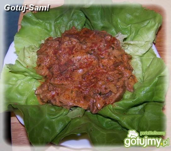 Gombapaprikas czyli paprykarz z grzybów.