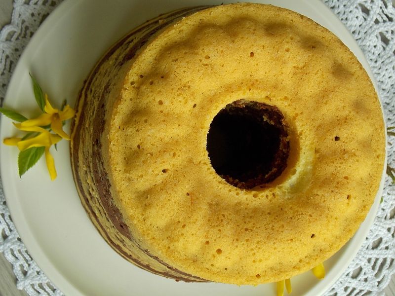 Gotowana babka zebra