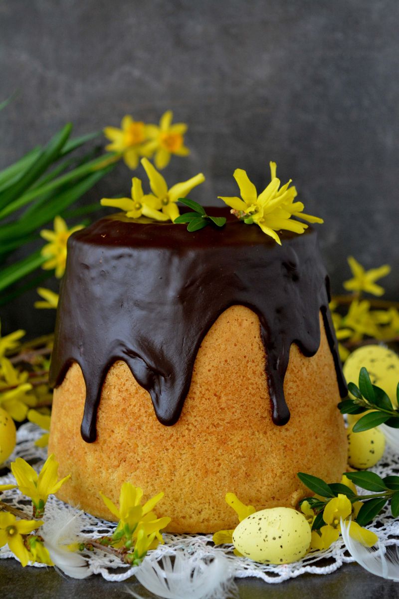 Gotowana cytrynowa  babka