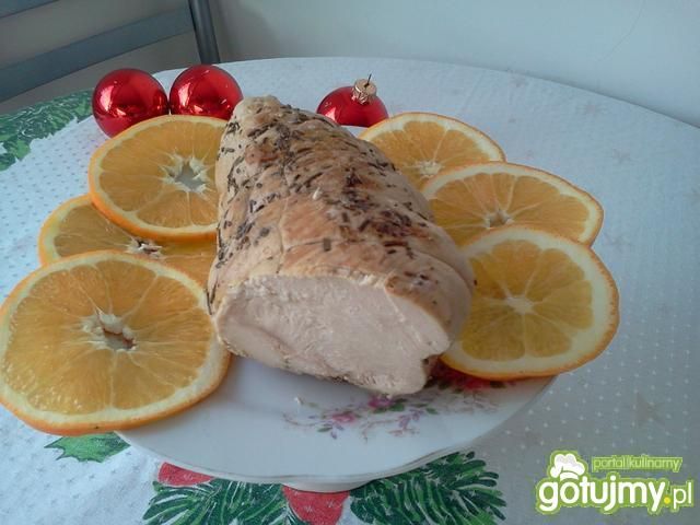 Gotowana indycza pierś w arom.marynacie Gotowana indycza pierś w arom.marynacie