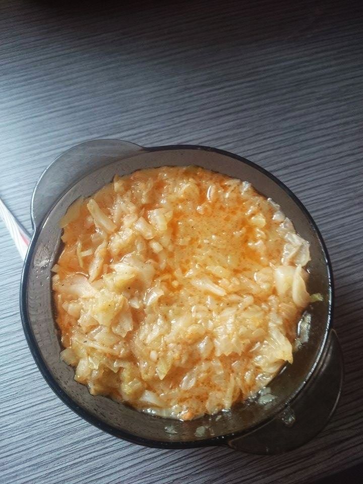 Gotowana kapusta.