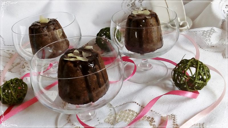 Gotowane fit muffinki kawowe z czekoladą