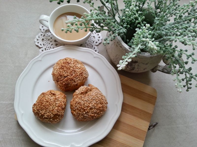 Grahamki z otrębami i sezamem