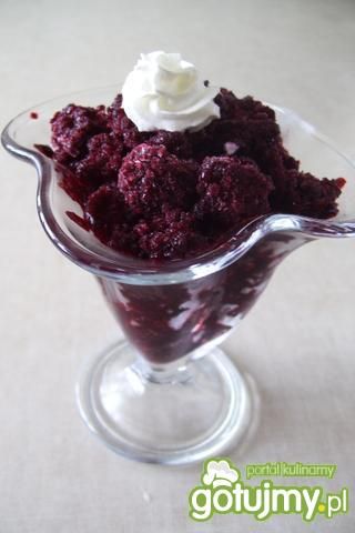 Granita jagodowa z winem