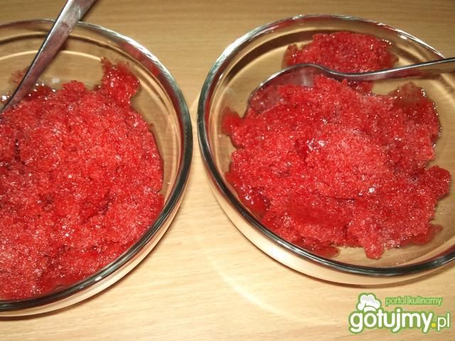 Granita truskawkowo-pomarańczowa Granita truskawkowo-pomarańczowa