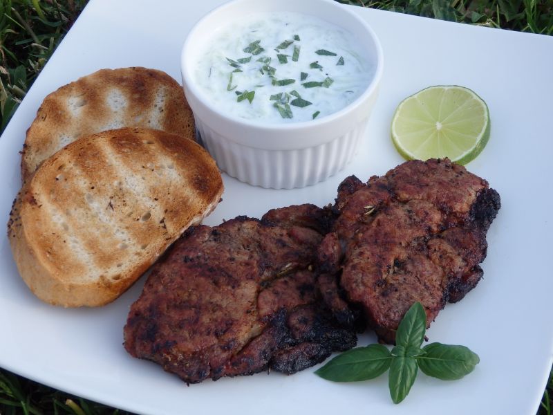 Grillowana karkówka w marynacie limonkowo-imbirowe