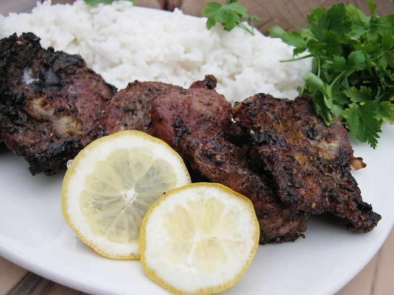 Grillowana karkówka z kolorowym pieprzem  