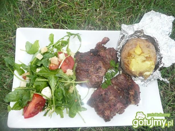 Grillowana karkówka z ziemniakami